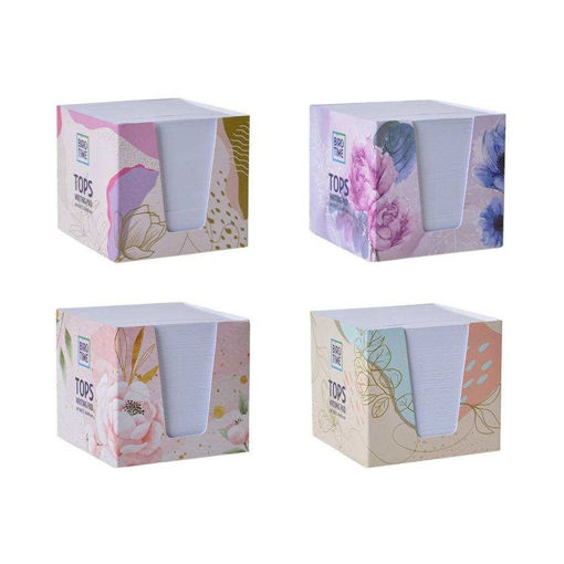 Picture of FLORAL MEMO BLOCKS 80X80MM 600 SHEETS